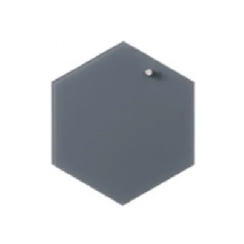 Bilde av best pris Magnetisk NAGA glastavle hexagon 21 cm grå interiørdesign - Tavler og skjermer - Glasstavler