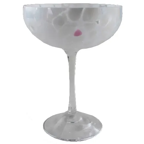 Bilde av best pris Magnor Swirl champagneglass 22 cl, hvit Champagneglass