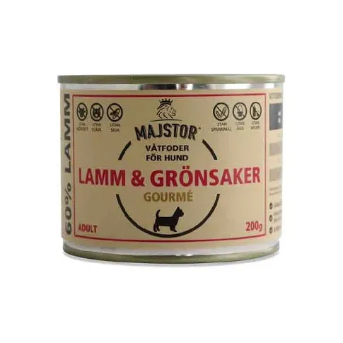 Bilde av best pris Majstor Lamm & Grønnsaker Gourmè Våtfor Hund - Hundemat - Våtfôr