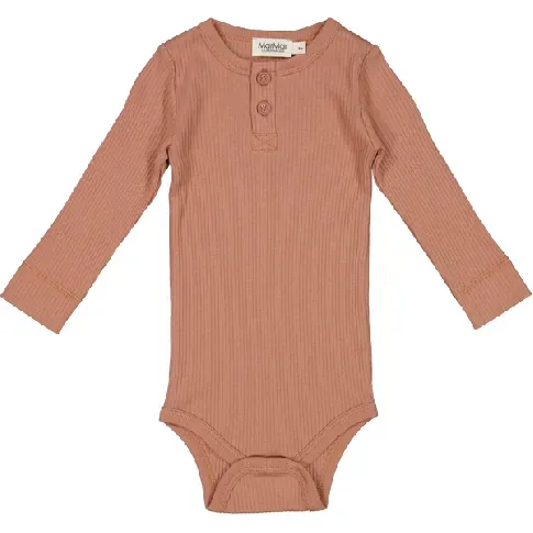 Bilde av best pris MarMar Modal Body LS Soft Hazel - Babyklær