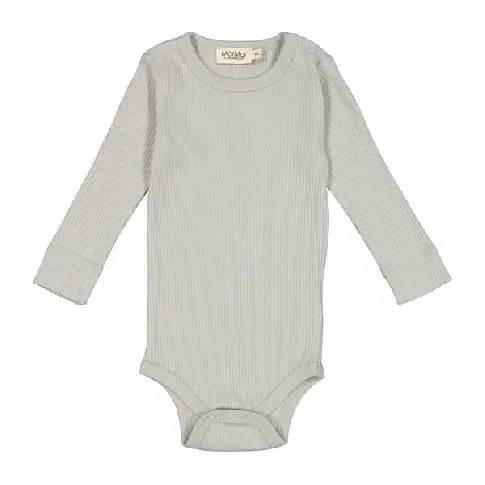 Bilde av best pris MarMar Plain Body LS Modal Chalk - Babyklær