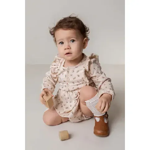 Bilde av best pris MarMar Roma Frill LS Modal Smooth Print Little Rose - Babyklær