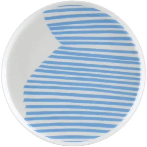 Bilde av best pris Marimekko Uimari tallerken, Ø 20 cm, hvit/lyseblå Tallerken