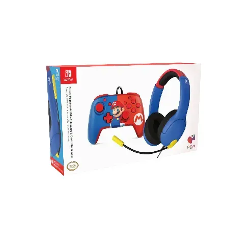 Bilde av best pris Mario bundle - Airlite Headset&Mario Power Pose Controller - Videospill og konsoller