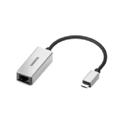 Bilde av best pris Marmitek 08373, USB Type-C, RJ-45, 0,15 m, Sort, Sølv PC tilbehør - Kabler og adaptere - Adaptere
