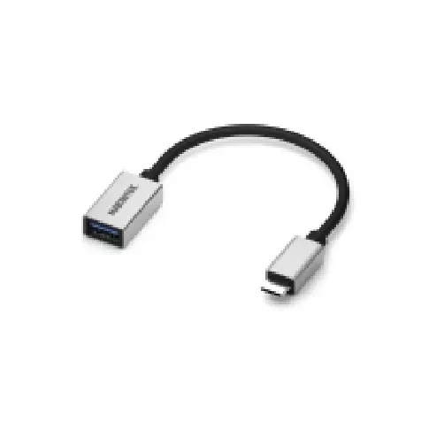 Bilde av best pris Marmitek 08375, 0,15 m, USB C, USB A, USB 3.2 Gen 1 (3.1 Gen 1), 5000 Mbit/s, Sort, Sølv PC tilbehør - Kabler og adaptere - Adaptere