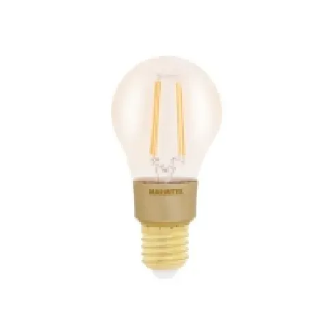 Bilde av best pris Marmitek Smart me Smart comfort Glow MI - LED-filamentlyspære - form: A60 - E27 - 6 W (ekvivalent 40 W) - klasse E - varmt hvitt lys - 2500 K Smart hjem - Smart belysning - Smart pære - E27