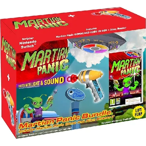 Bilde av best pris Martian Panic Game and Blaster Gun Bundle (Code in Box) - Videospill og konsoller