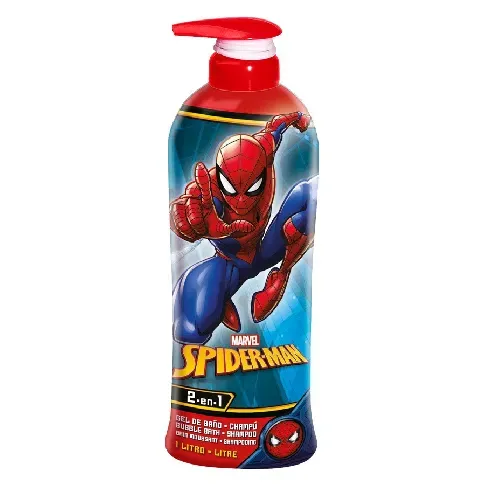 Bilde av best pris Marvel Spiderman Bubblebath & Shampoo 2in1 1000ml Foreldre & barn - Badetid - Shampoo