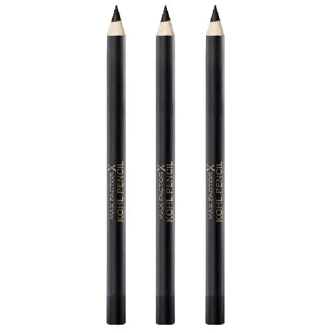 Bilde av best pris Max Factor - 3 x Eyeliner Pencil - Black - Skjønnhet