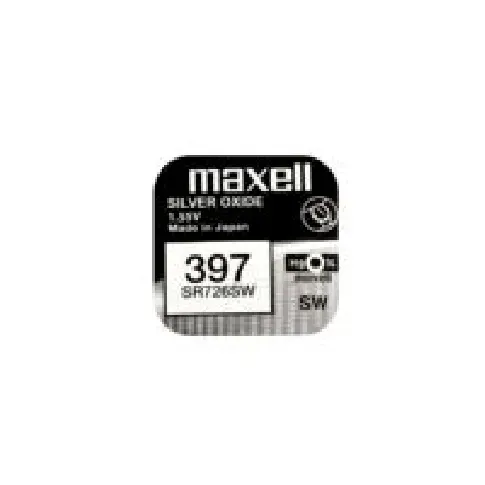 Bilde av best pris Maxell 18291200, Single-use battery, SR726SW, Sølvoxid (S), 1,55 V, 1 stk, 36 mAh PC tilbehør - Ladere og batterier - Diverse batterier