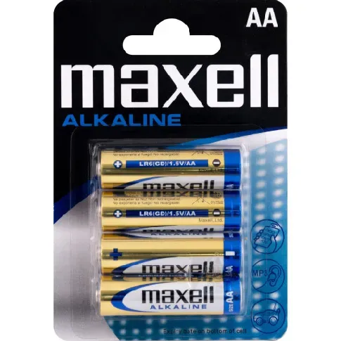 Bilde av best pris Maxell AA Alkaline batterier - 4 stk. Hus &amp; hage > SmartHome &amp; elektronikk