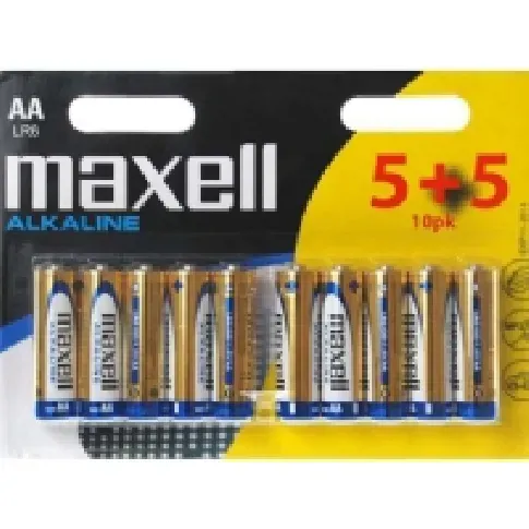 Bilde av best pris Maxell AAA, Engangsbatteri, Alkalinsk, 1,5 V, 10 stykker, Flerfarget, 10 mm PC tilbehør - Ladere og batterier - Diverse batterier