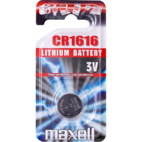 Bilde av best pris Maxell CR1616 Lithium Batteri - 1 stk. Hus &amp; hage > SmartHome &amp; elektronikk