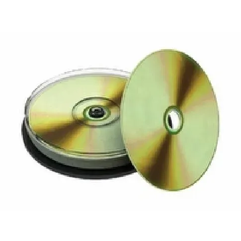 Bilde av best pris MediaRange Professional Line - 10 x CD-R - 700 MB (80 min) 52x - skinnende gull - gjenoverførbar termoskrivbar overflate, silketrykksskrivbar flate, offsetskrivbar flate - spindel PC-Komponenter - Harddisk og lagring - Lagringsmedium