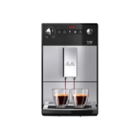 Bilde av best pris Melitta Purista Series 300 F 230-101 - Automatisk kaffemaskin - 15 bar - sølv Kjøkkenapparater - Kaffe - Espressomaskiner