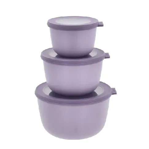 Bilde av best pris Mepal - Cirqula High Bowl Set of 3 - Vivid lilac - Hjemme og kjøkken