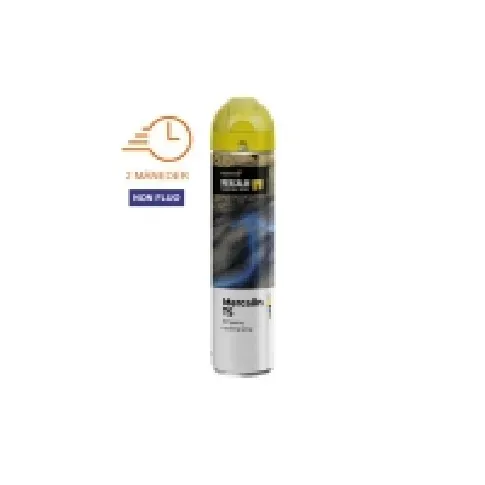 Bilde av best pris Mercalin markeringsspray 600ml - TS gul, bl.a. t/asfalt, beton, græs eller grus m.m. Maling og tilbehør - Spesialprodukter - Spraymaling