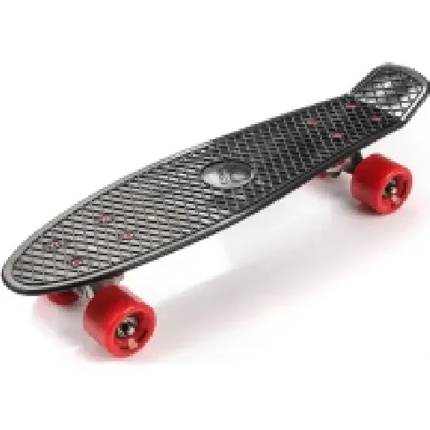 Bilde av best pris Meteor PLAST skateboard sort/rød/sølv Utendørs lek - Gå / Løbekøretøjer - Hoverboard & segway