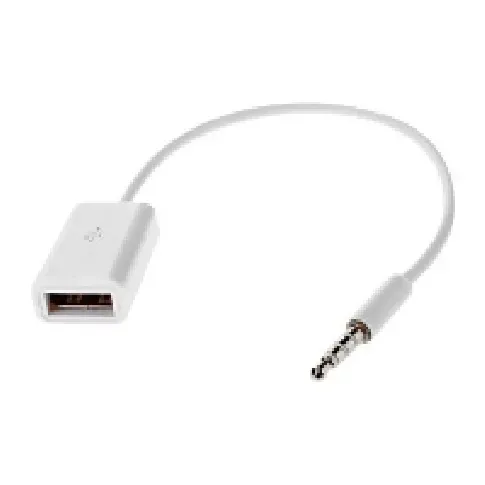 Bilde av best pris MicroConnect - Audio- / USB-adapter - USB (hunn) til 4-polsminijakk (hann) - 20 cm - hvit PC tilbehør - Kabler og adaptere - Lydkabler
