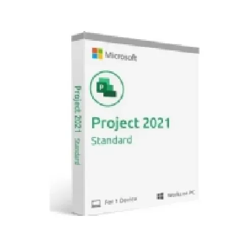 Bilde av best pris Microsoft ESD Project Standard 2021 Win AllLng DwnLd 076-05905 Replaces: P/N 076-05785 PC tilbehør - Programvare - Multimedia