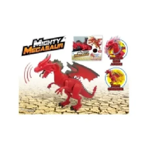 Bilde av best pris Mighty Megasaur 30 CM Battery Operated Walking Dragon Leker - Figurer og dukker - Action figurer