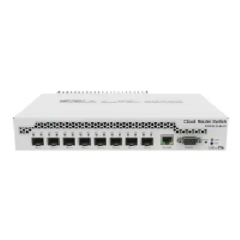Bilde av best pris MikroTik Cloud Router Switch CRS309-1G-8S+IN - Switch - Styrt - 8 x SFP+ + 1 x 10/100/1000 (PoE) - rackmonterbar - PoE PC tilbehør - Nettverk - Switcher