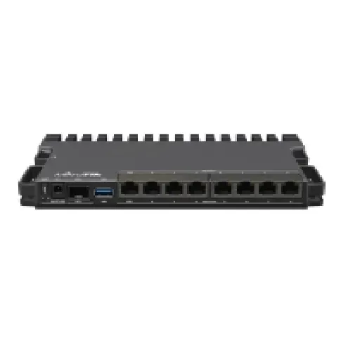 Bilde av best pris MikroTik RB5009UPR+S+IN - Ruter - 8-ports switch - GigE, 2,5 GigE PC tilbehør - Nettverk - Rutere og brannmurer