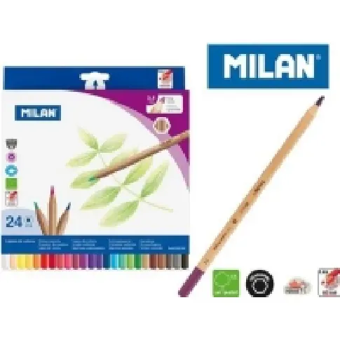 Bilde av best pris Milan metalliserte blyantstifter 24 farger (198075) N - A