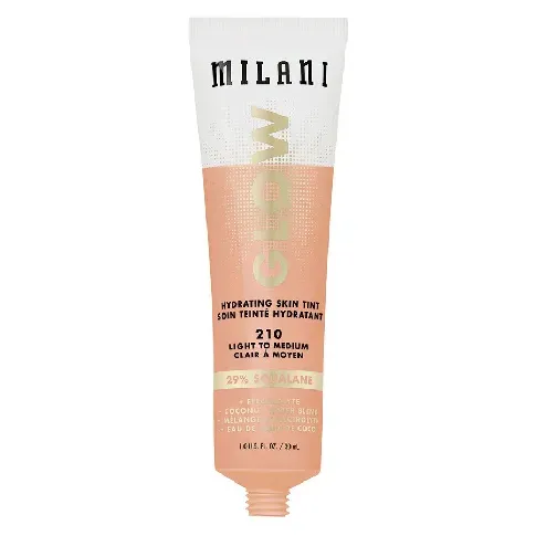 Bilde av best pris Milani Cosmetics Glow Hydrating Skin Tint 210 Light To Medium 30m Sminke - Ansikt - Foundation