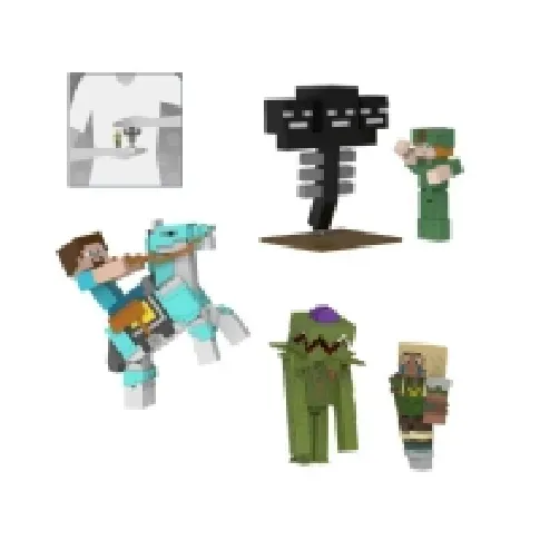 Bilde av best pris Minecraft Core Firgure 2-pack - Assorted Leker - Figurer og dukker - Samlefigurer
