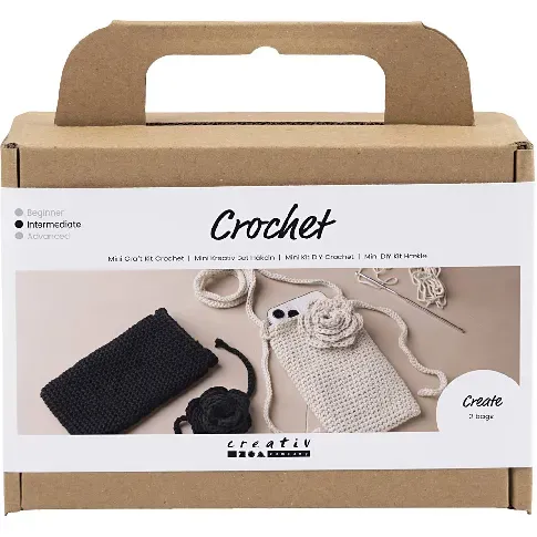 Bilde av best pris Mini Craft Kit - Crochet - Bag With Rose (977633) - Leker