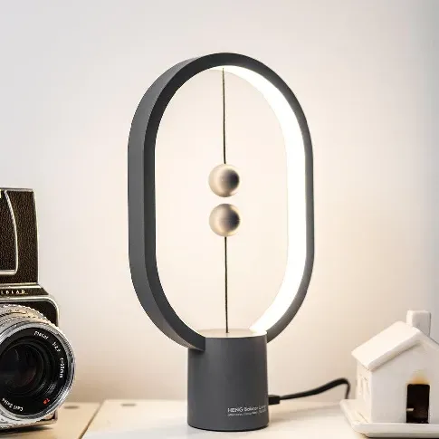 Bilde av best pris Mini Heng Balance Lamp - Oval - Light Grey (04942.GR) - Gadgets