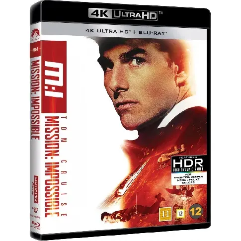 Bilde av best pris Mission: Impossible 1 (4K Blu-Ray) - Filmer og TV-serier