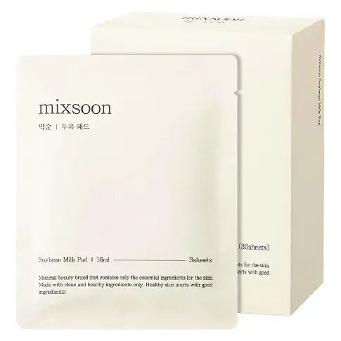 Bilde av best pris Mixsoon Soybean Milk Pad 10pcs Hudpleie - Ansikt - Ansiktsmasker
