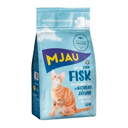 Bilde av best pris Mjau Fisk (3,5 kg) Katt - Kattemat - Tørrfôr