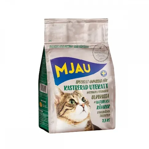 Bilde av best pris Mjau Kastrert utekatt (2,8 kg) Katt - Kattemat - Spesialfôr - Kattemat for sterilisert katt