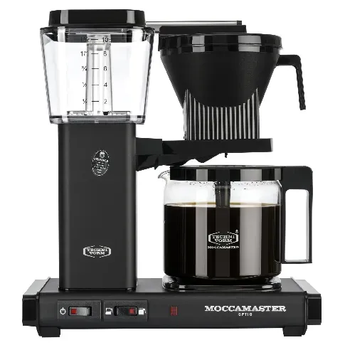 Bilde av best pris Moccamaster Optio kaffemaskin, 1,25 liter, matt svart Kaffebrygger
