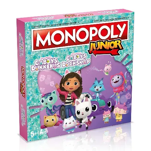 Bilde av best pris Monopoly Junior - Gabby's Dollhouse (DA/SE) (WIN0650) - Leker