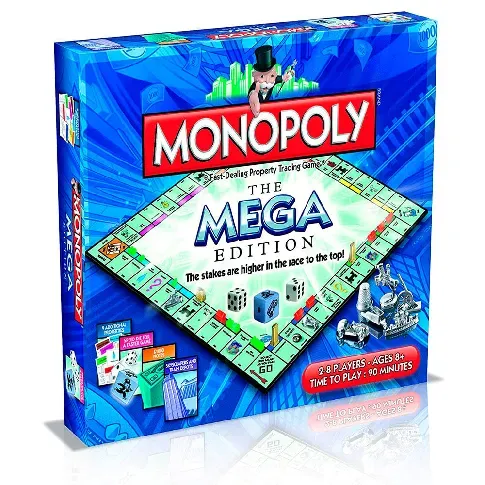 Bilde av best pris Monopoly - Mega (2017 Edition) (EN) (WIN0245) - Leker