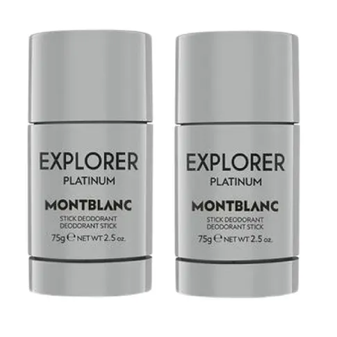 Bilde av best pris Montblanc - Explorer Platinium Deo Stick 75 ml x 2 - Skjønnhet
