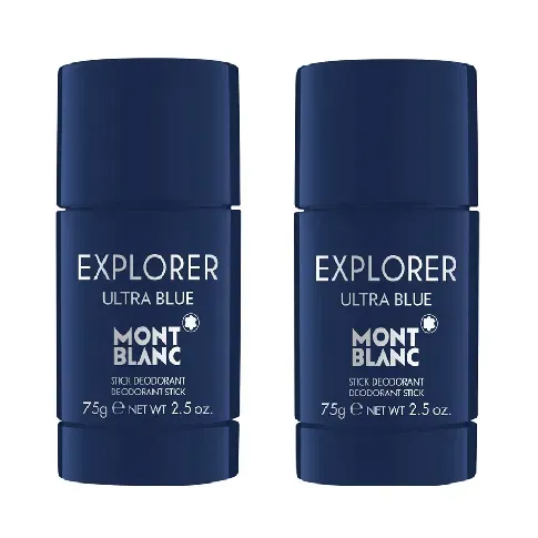 Bilde av best pris Montblanc - Explorer Ultra Blue Deostick 75 ml x 2 - Skjønnhet
