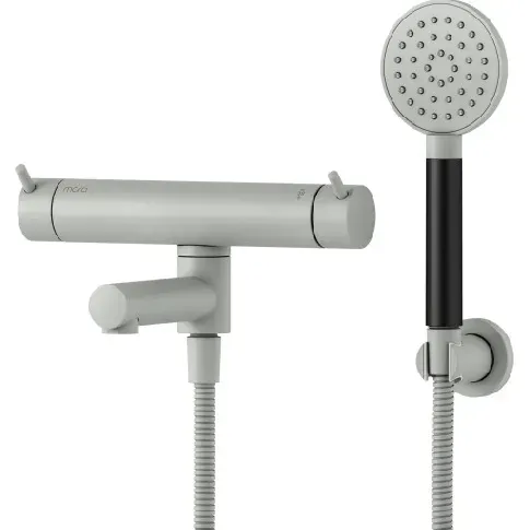 Bilde av best pris Mora Inxx II badekarmatur med dusjsett, matt grå Baderom > Badekaret