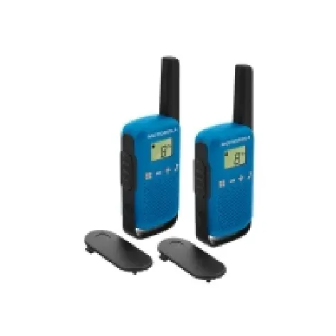 Bilde av best pris Motorola Talkabout T42 - Bærbar - toveis radio - PMR - 446 MHz - 16-kanalers - svart og blå (en pakke 2) Tele & GPS - Hobby Radio - Walkie talkie