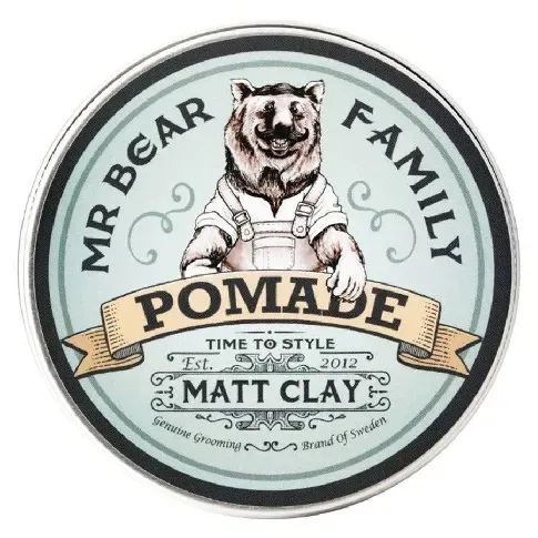 Bilde av best pris Mr Bear Family Pomade Matt Clay 100ml Mann - Hårpleie - Styling