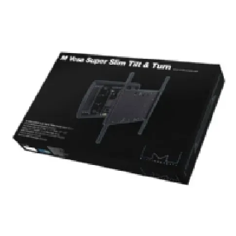 Bilde av best pris Multibrackets M VESA Super Slim Tilt & Turn - Monteringssett (veggmontering) - for flatpanel - svart - skjermstørrelse: 32-65 - veggmonterbar TV, Lyd & Bilde - Monteringsfester - Vegg