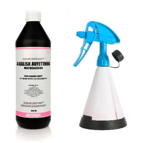 Bilde av best pris Multirengjøring Autodudes Alkaliske Avfetting, 1000 ml + 1 stk sprayflaske