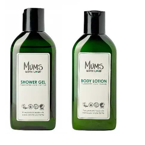 Bilde av best pris Mums With Love - Bath&Shower Gel 100 ml + Body Lotion 100 ml - Skjønnhet