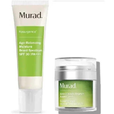 Bilde av best pris Murad - Age-Balancing Moisture SPF30 50 ml + Retinol Youth Renewal Night Cream 50 ml - Skjønnhet