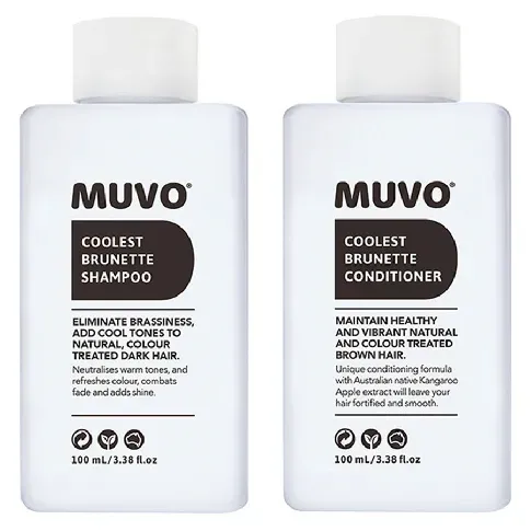 Bilde av best pris Muvo Coolest Brunette Petite Pair 2x100ml Hårpleie - Shampoo